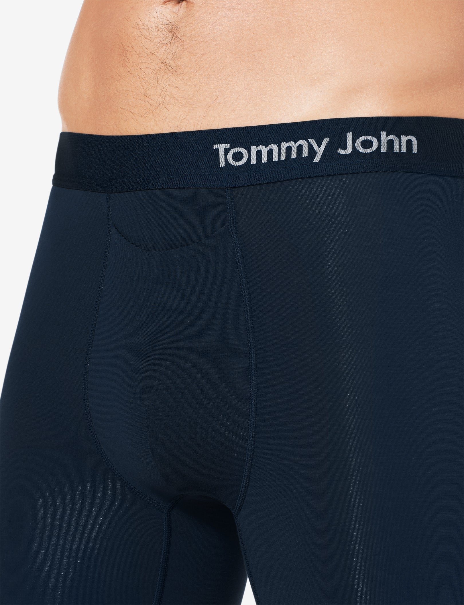 Cool Cotton Boxer Brief 8"::White::BR::Contour Pouch<br>Nestles the boys, no adjustment needed
