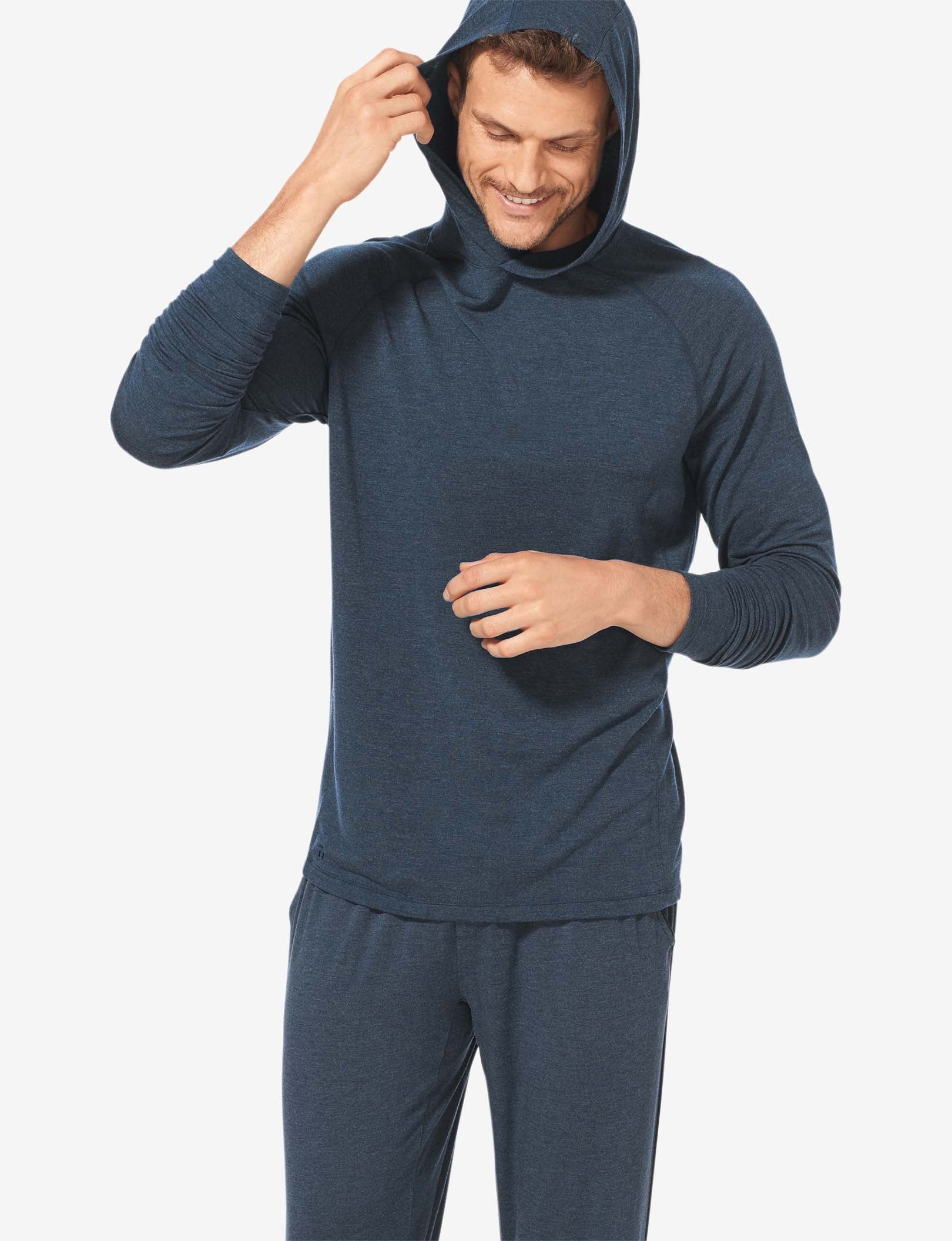 Lounge Hoodie::Dress Blues Heather