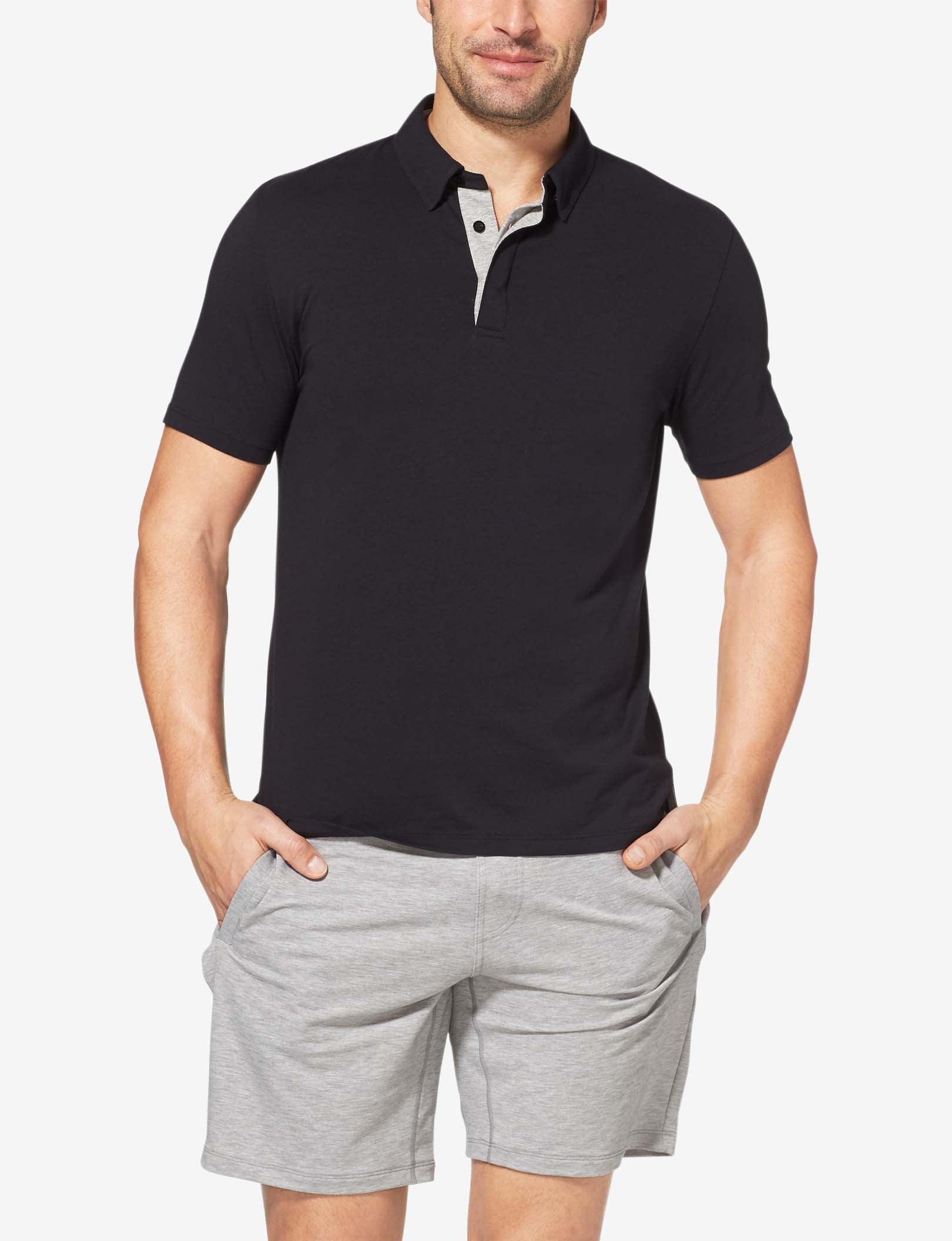 Second Skin Comfort Polo::Black