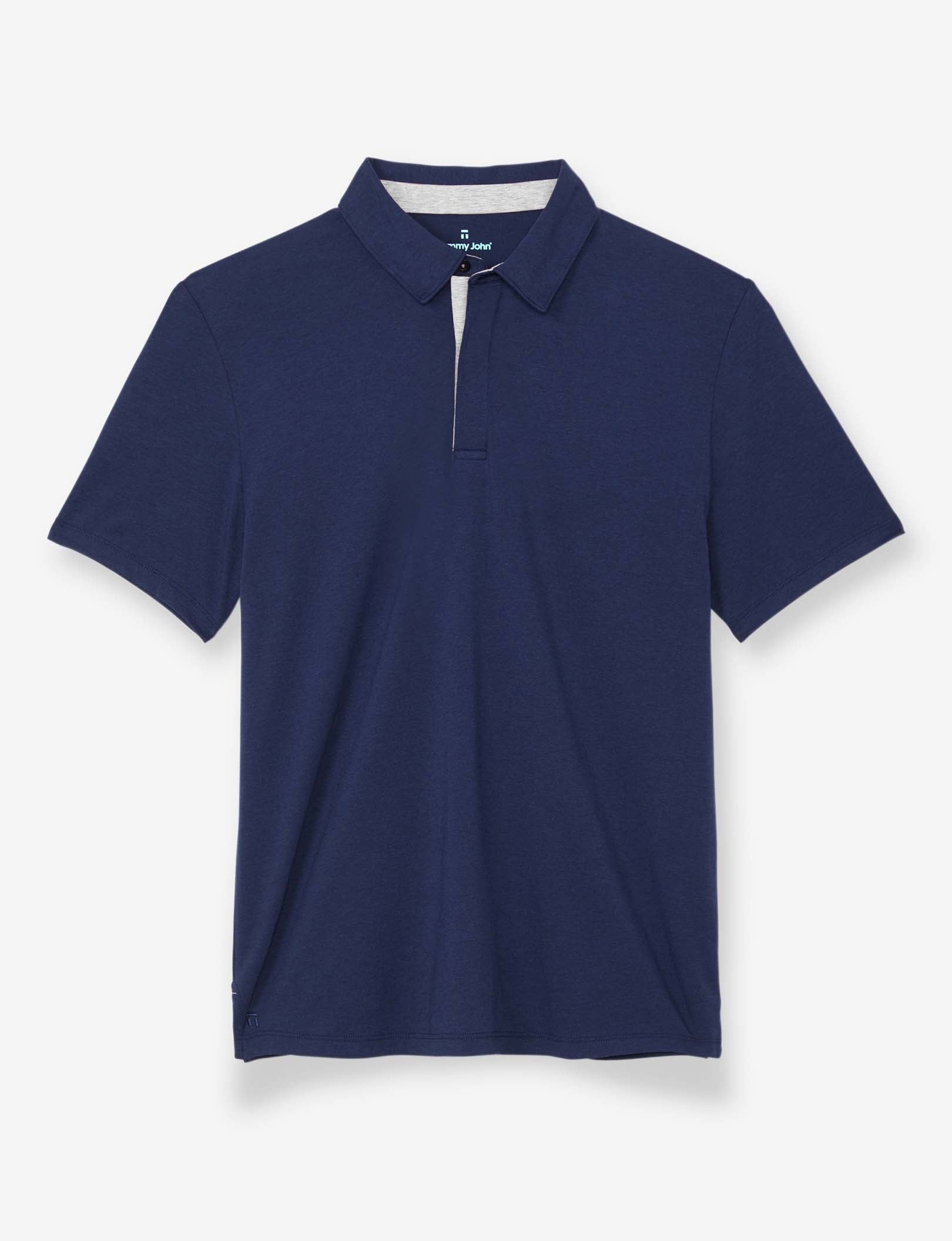 Second Skin Comfort Polo::Dress Blues