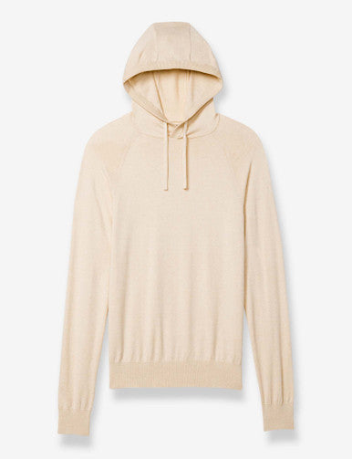 Second Skin Hoodie Knit Sweater::Oatmeal Heather