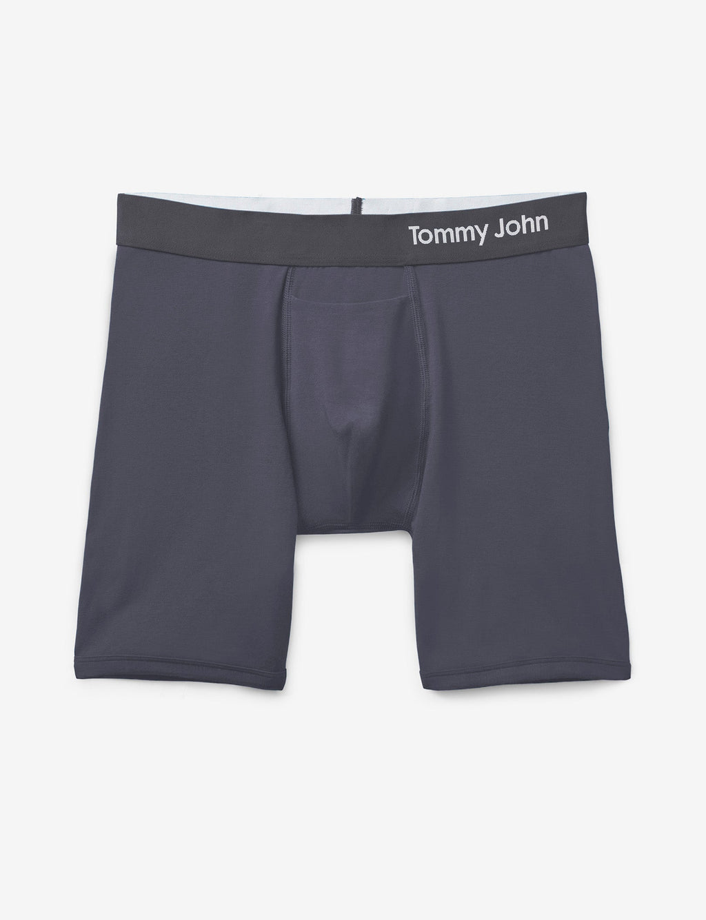 Cool Cotton Mid-Length Boxer Brief 6"::Iron Grey