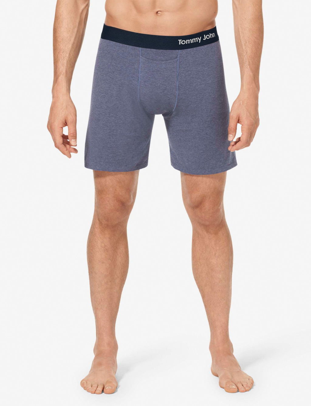 Cool Cotton Relaxed Fit Boxer 6"::Navy Heather
