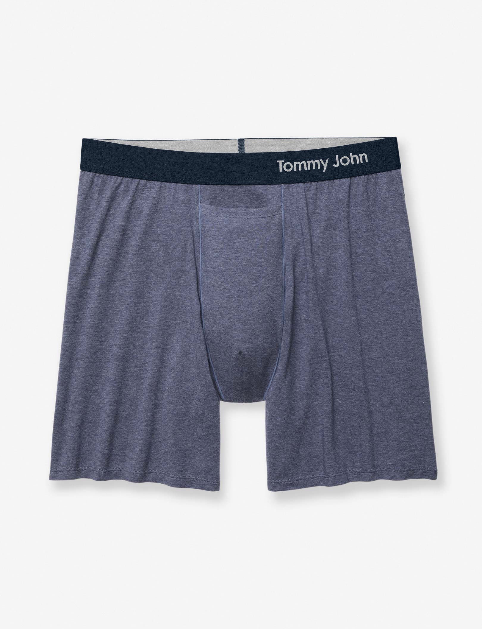 Cool Cotton Relaxed Fit Boxer 6"::Navy Heather