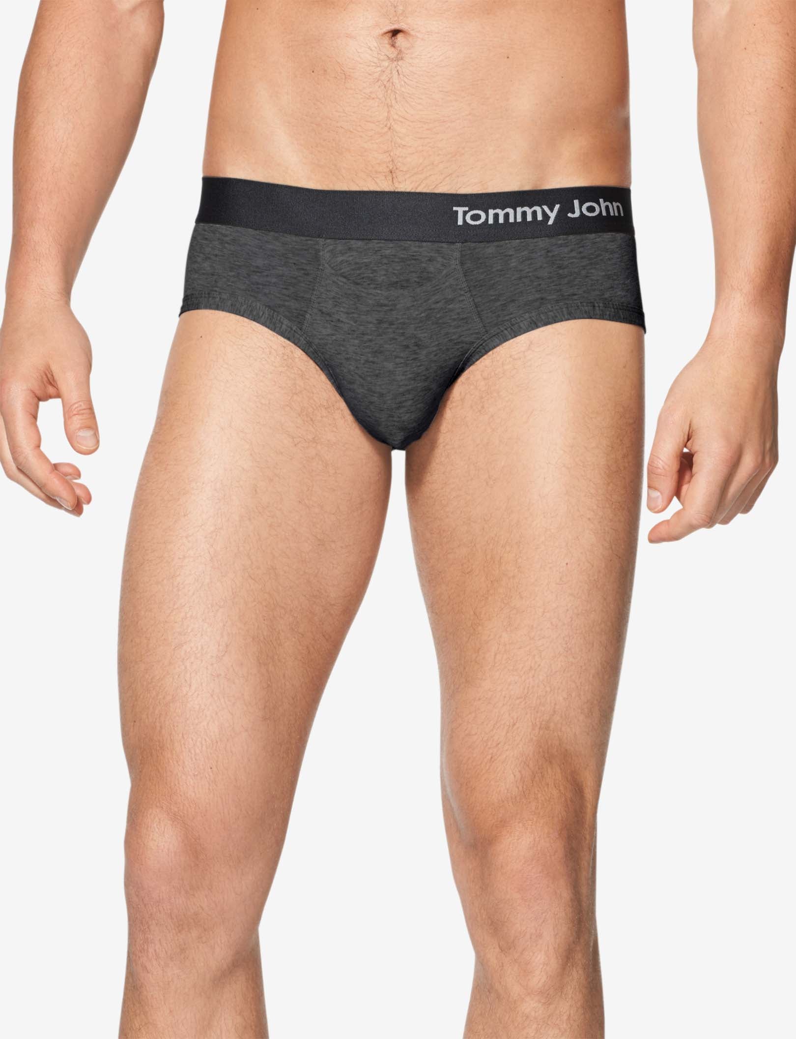 Cool Cotton Brief::Charcoal Heather