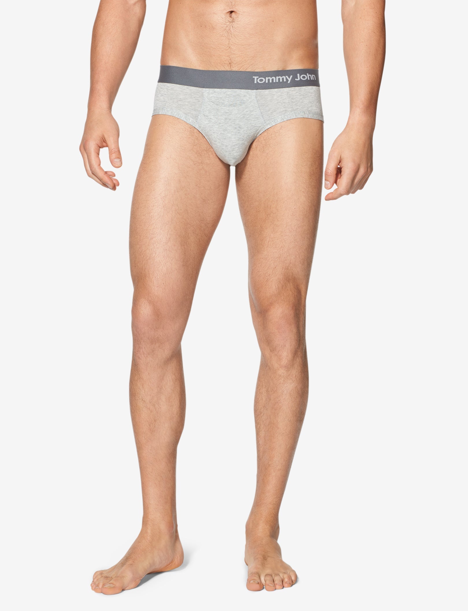 Cool Cotton Brief::Heather Grey