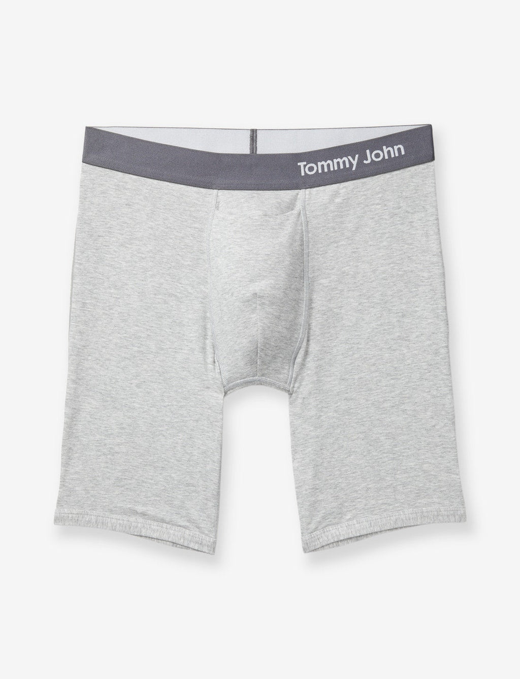 Cool Cotton Boxer Brief 8"::Heather Grey