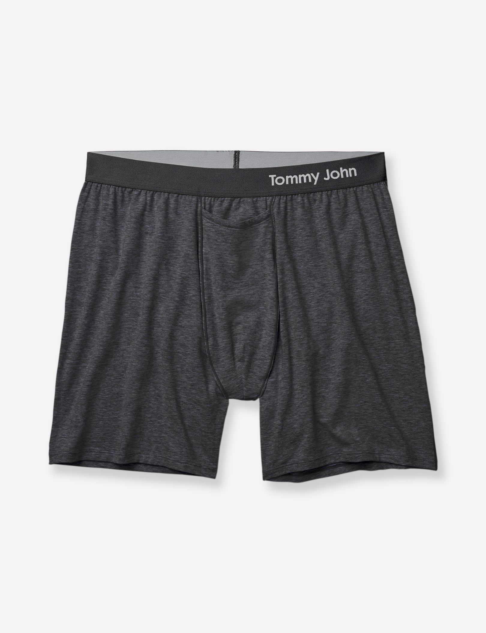 Cool Cotton Relaxed Fit Boxer 6"::Charcoal Heather