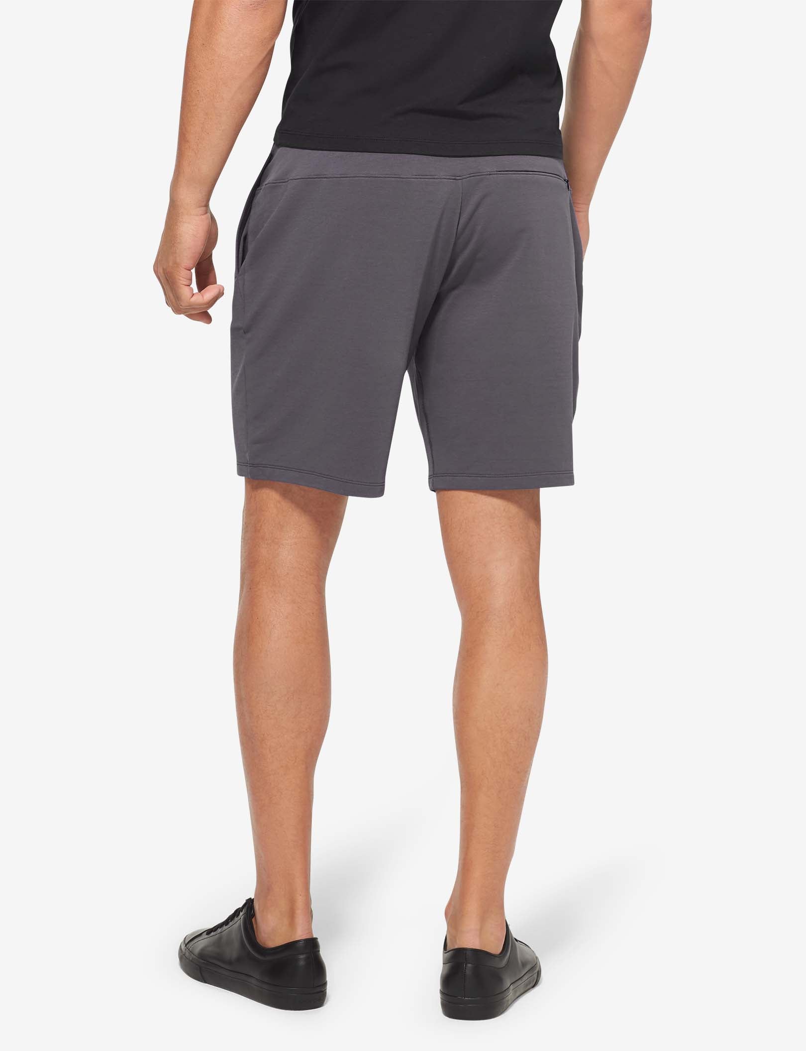 Luxe French Terry Short::Asphalt