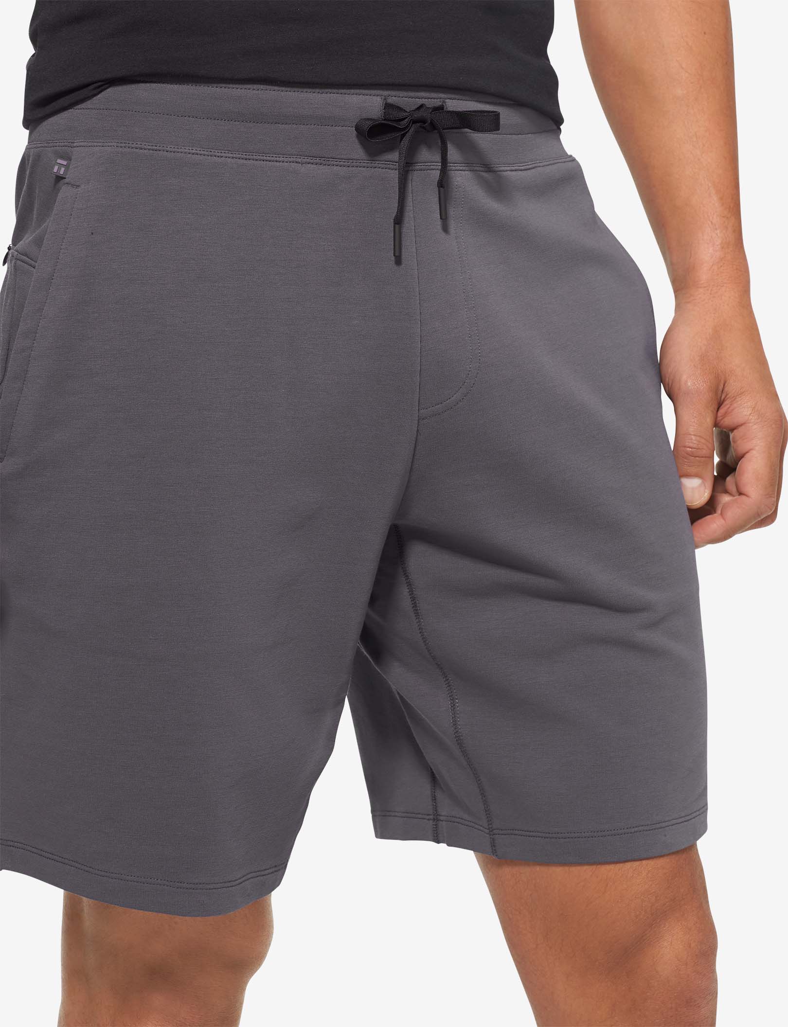 Luxe French Terry Short::Asphalt