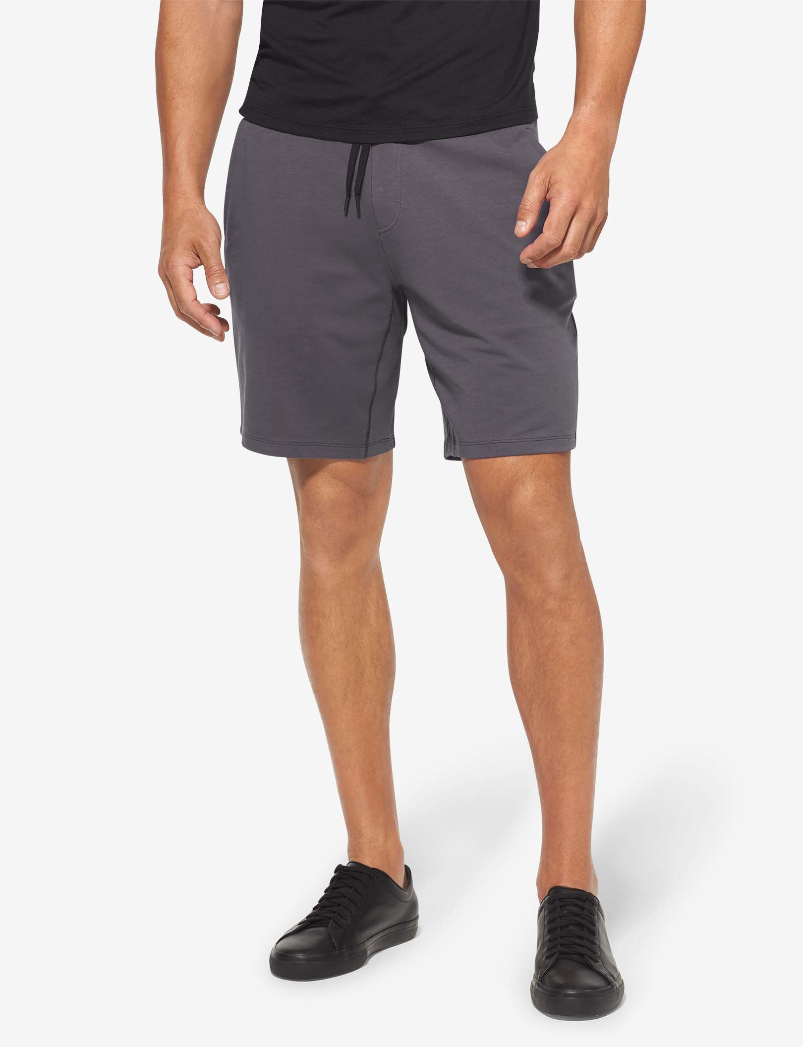 Luxe French Terry Short::Asphalt