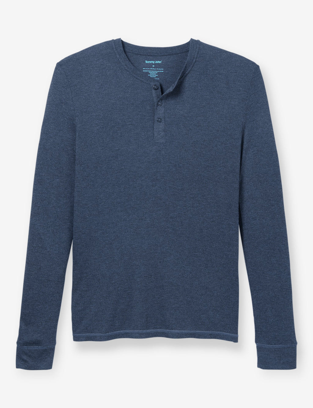 Lounge Henley::Dress Blues Heather