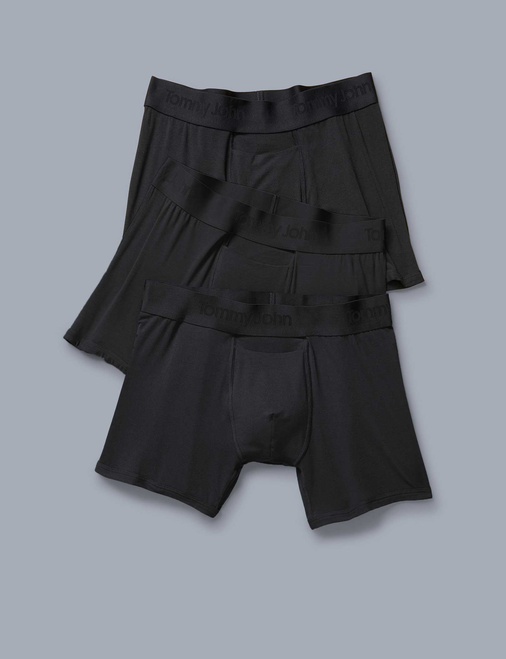 Second Skin Trunk 4" (3-Pack)::Black