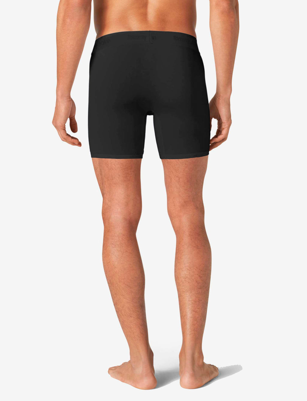Second Skin Mid-Length Boxer Brief 6" (3-Pack)::Black