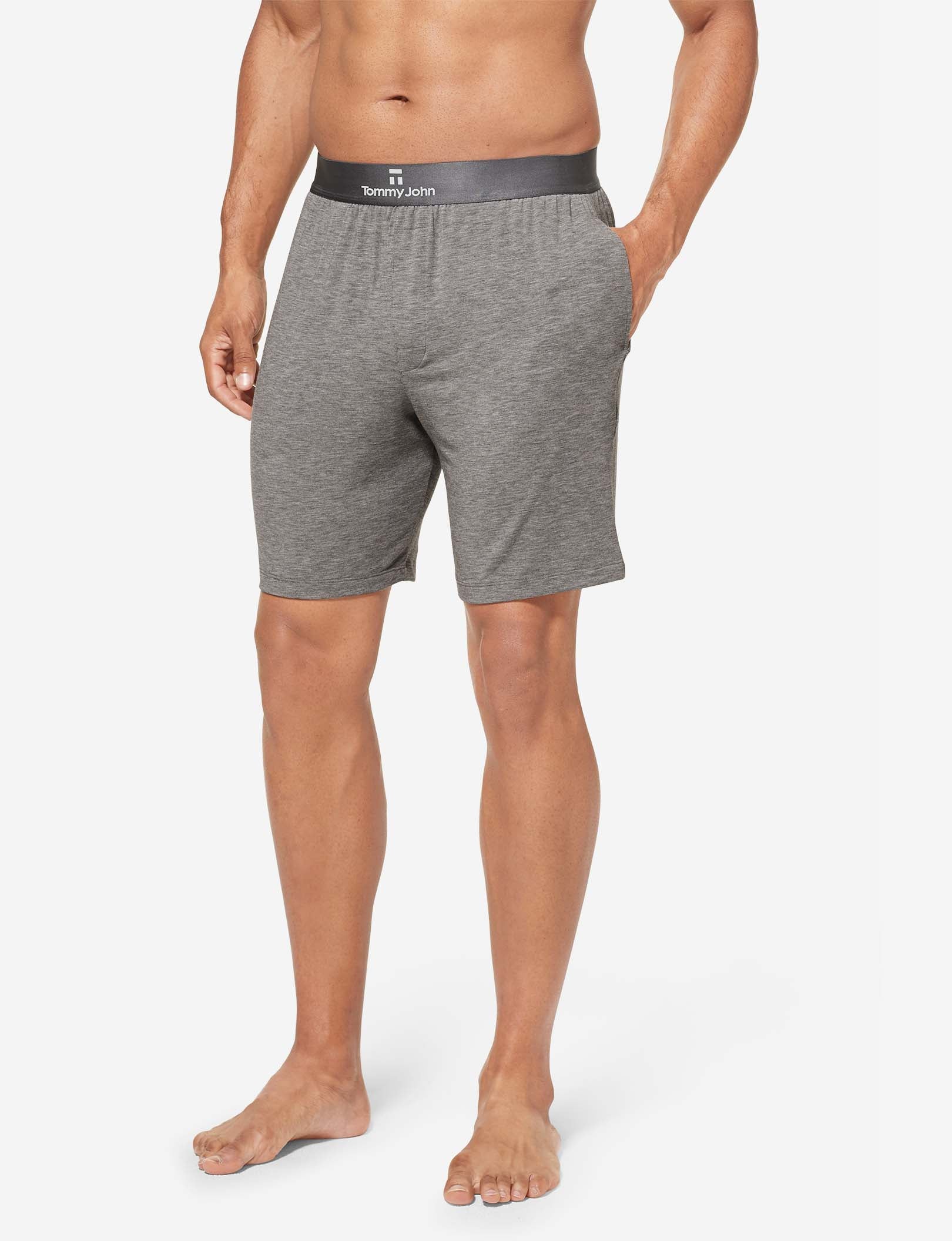 Second Skin Sleep Short::Medium Heather Grey