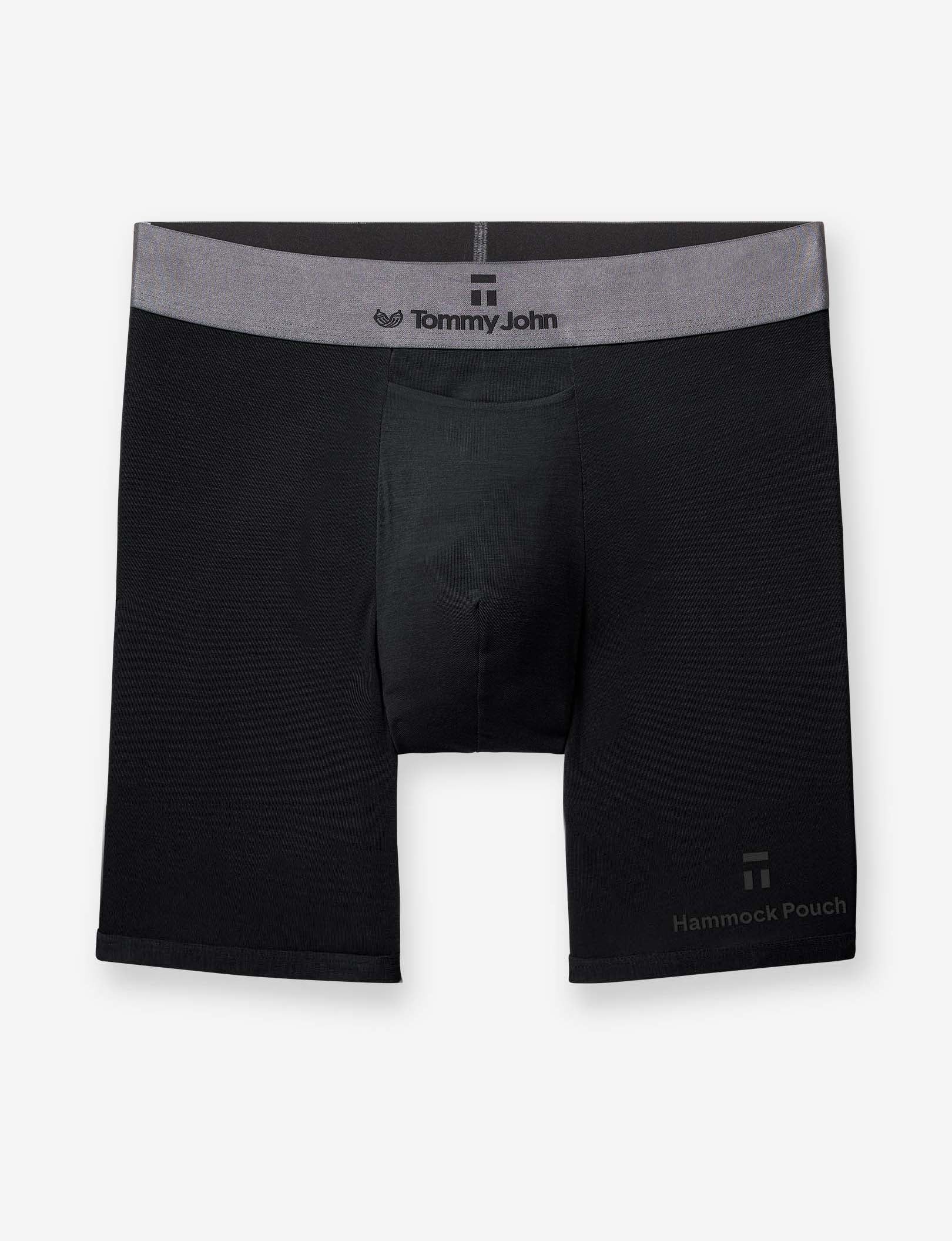 Second Skin Hammock Pouch™ Mid-Length Boxer Brief 6 Pack::Dress Blues/Turbulence/Black