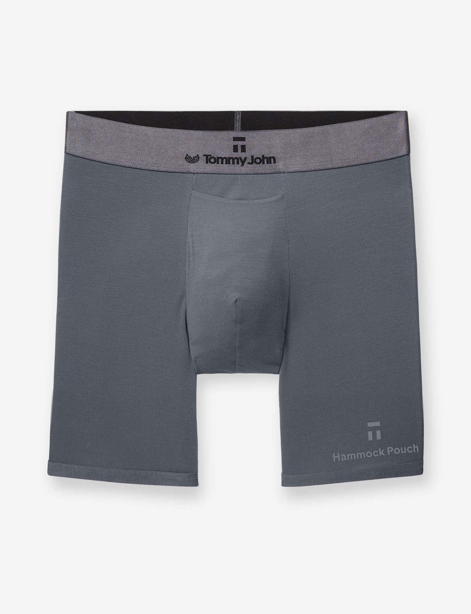 Second Skin Hammock Pouch™ Mid-Length Boxer Brief 6 Pack::Dress Blues/Turbulence/Black