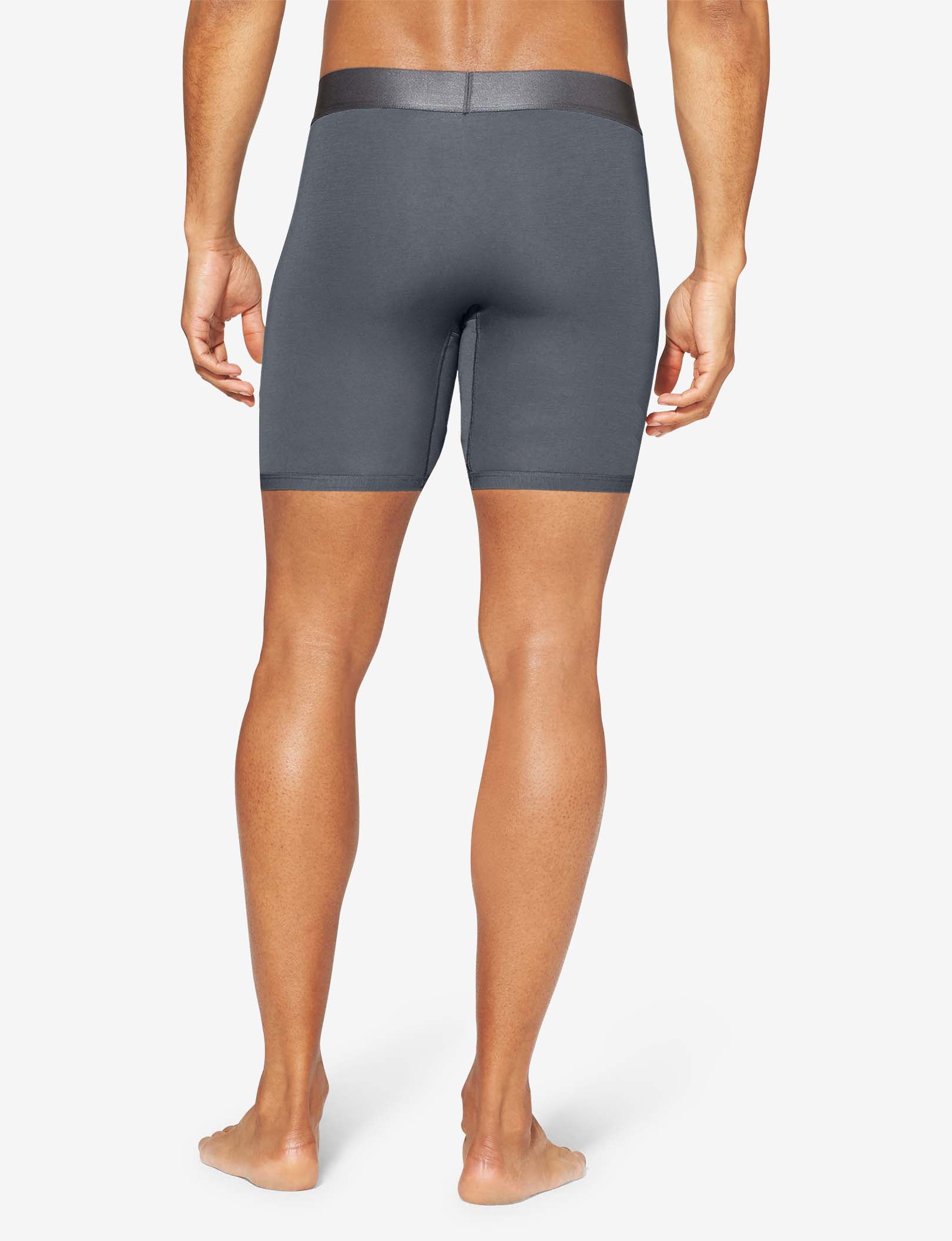 Second Skin Hammock Pouch Mid-Length Boxer Brief 6"::Turbulence