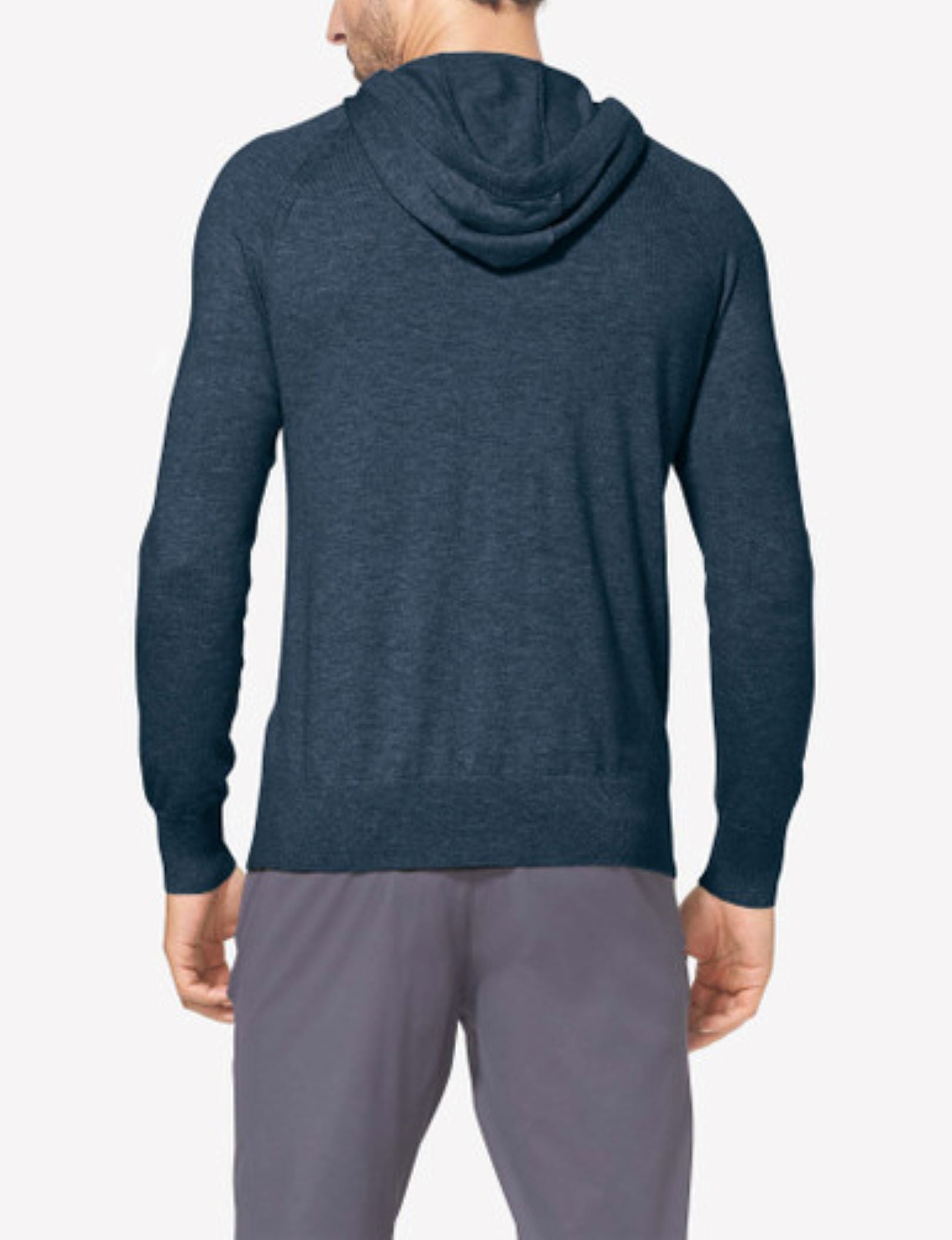 Second Skin Hoodie Knit Sweater::Dress Blues Heather