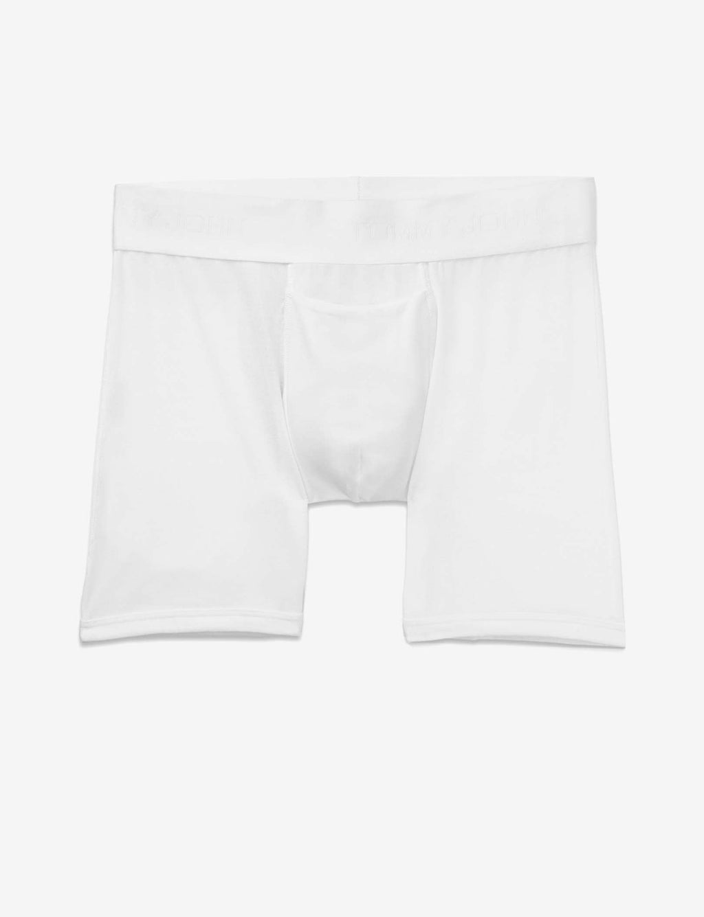 Second Skin Mid-Length Boxer Brief 6"::White