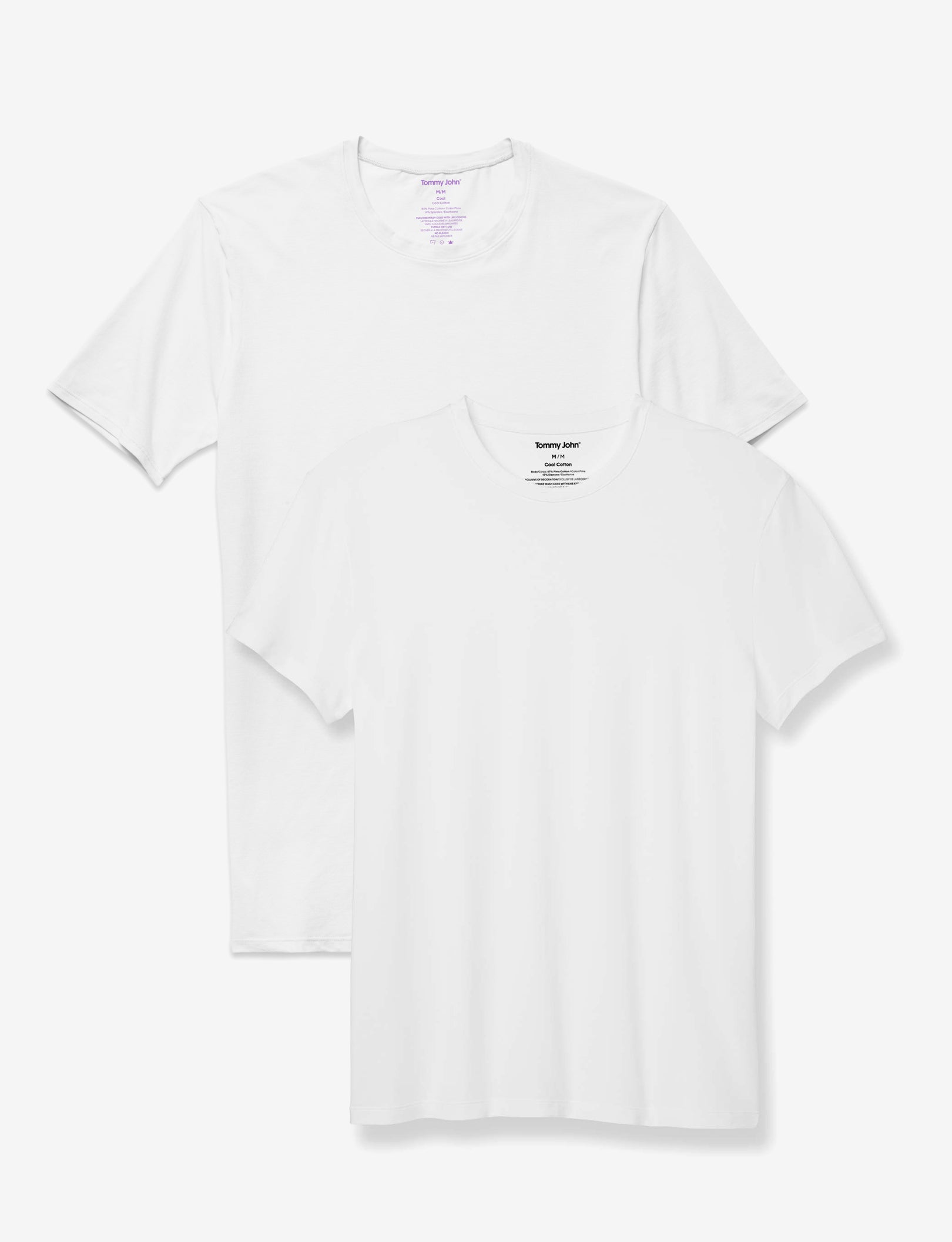 Cool Cotton Crew Neck Undershirt Starter Pack::White