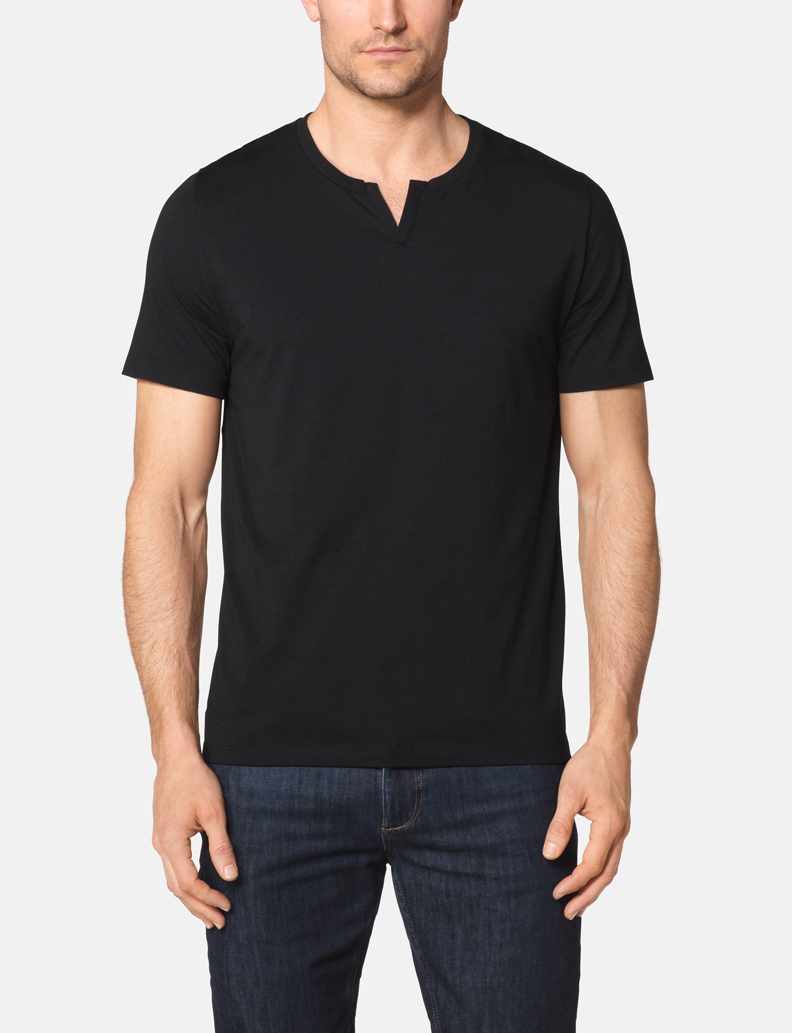 Second Skin Moroccan Tee::Black