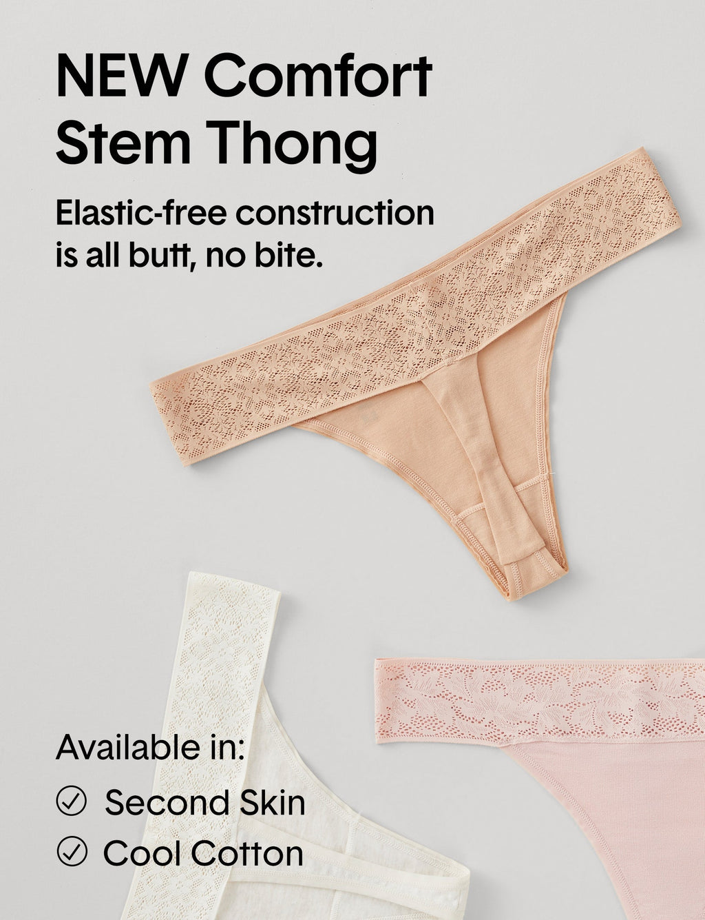 Women's Cool Cotton Thong::Black Polka Dot