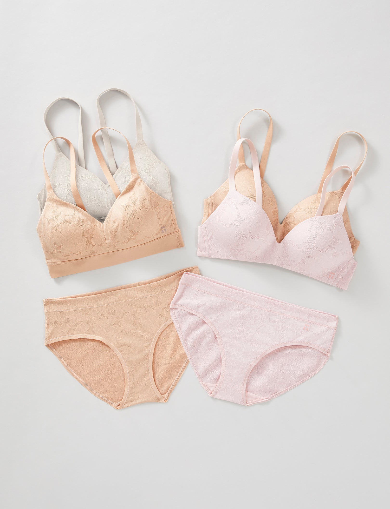 Second Skin Comfort Lace Bralette::Peachskin Lace