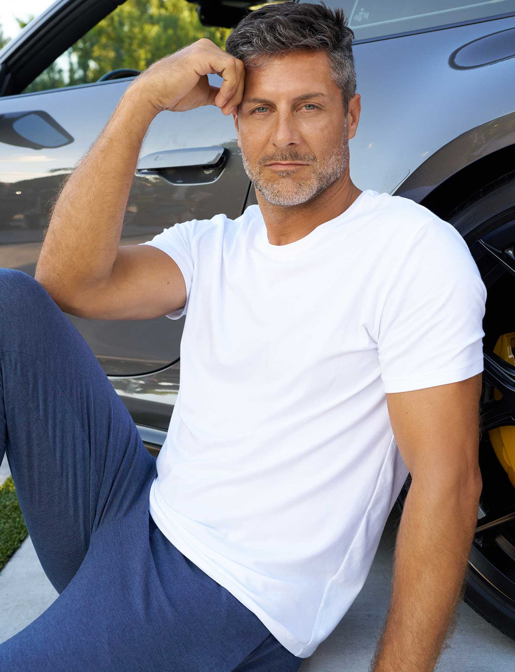 Second Skin Crew Neck Modern Fit Undershirt
