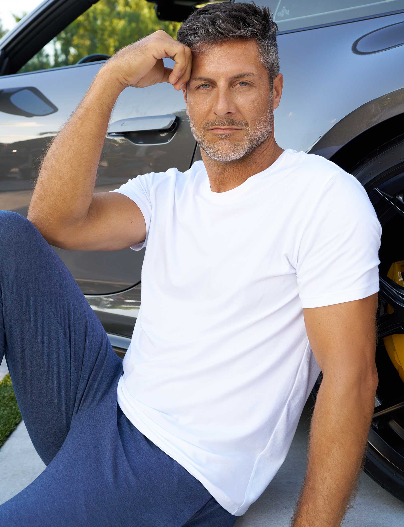 Second Skin Crew Neck Modern Fit Undershirt