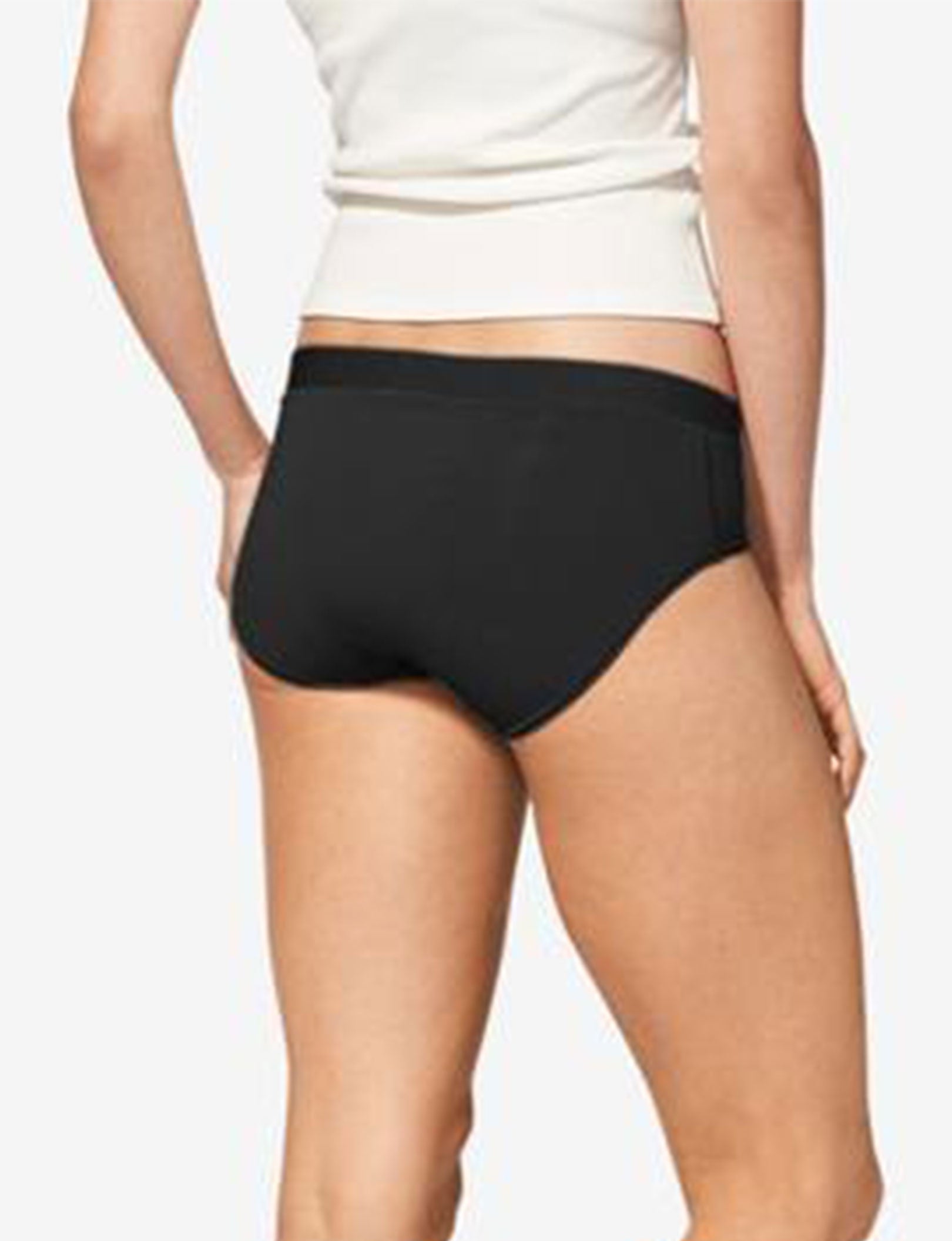 Women's Cool Cotton Brief::Black