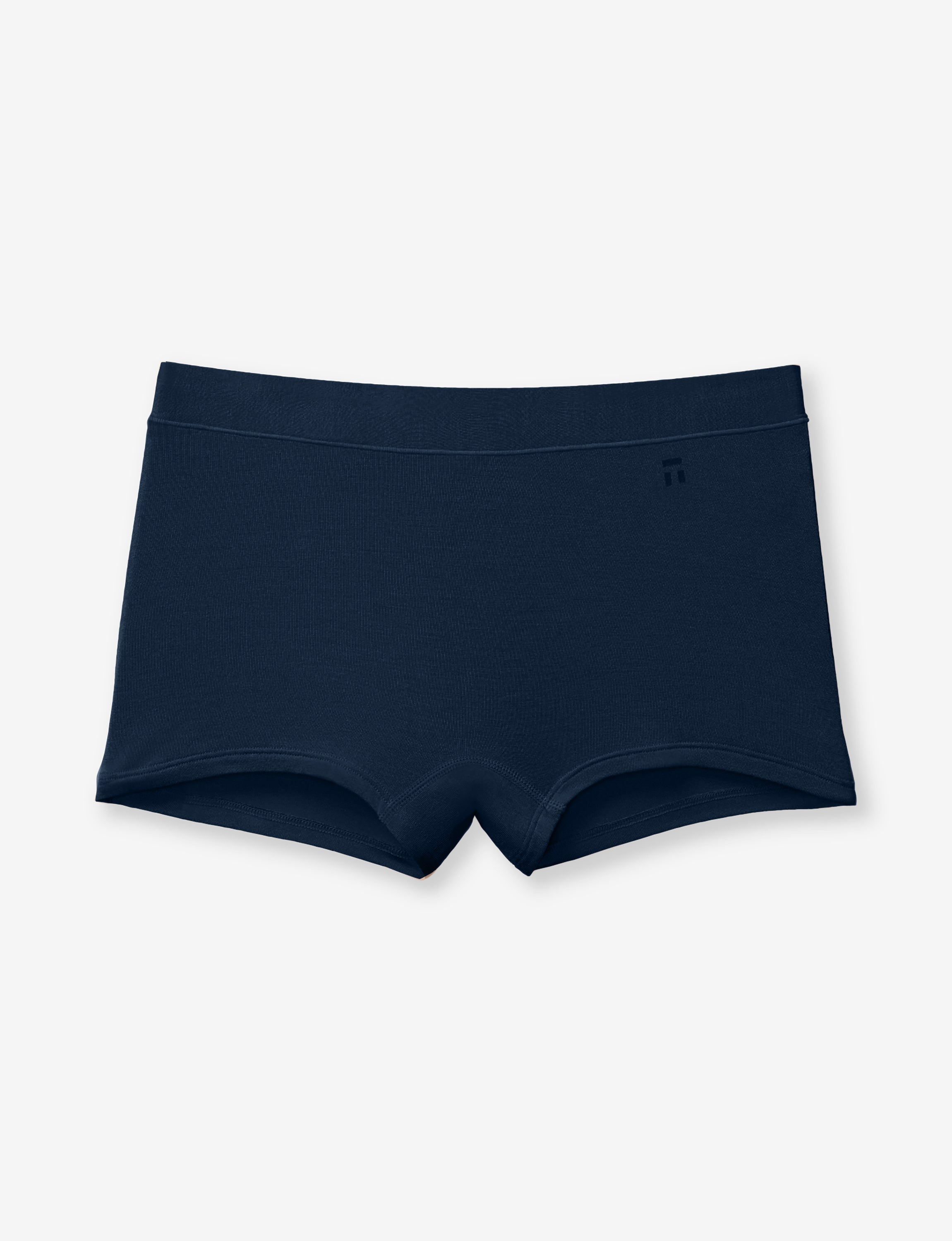 Women's Second Skin Boyshort::Dress Blues