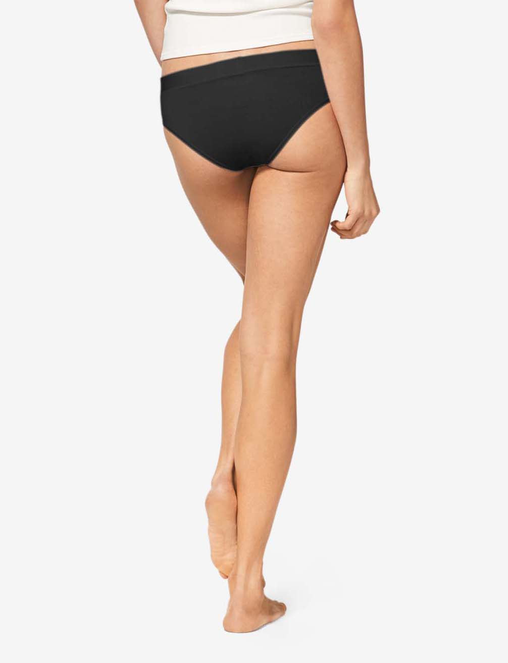 Women's Second Skin Cheeky::Black