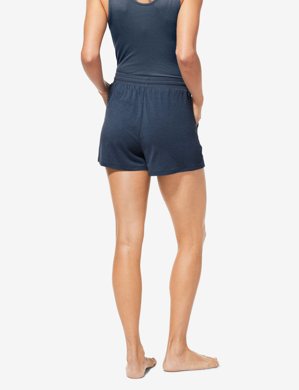 Women's Lounge Short::Dress Blues Heather
