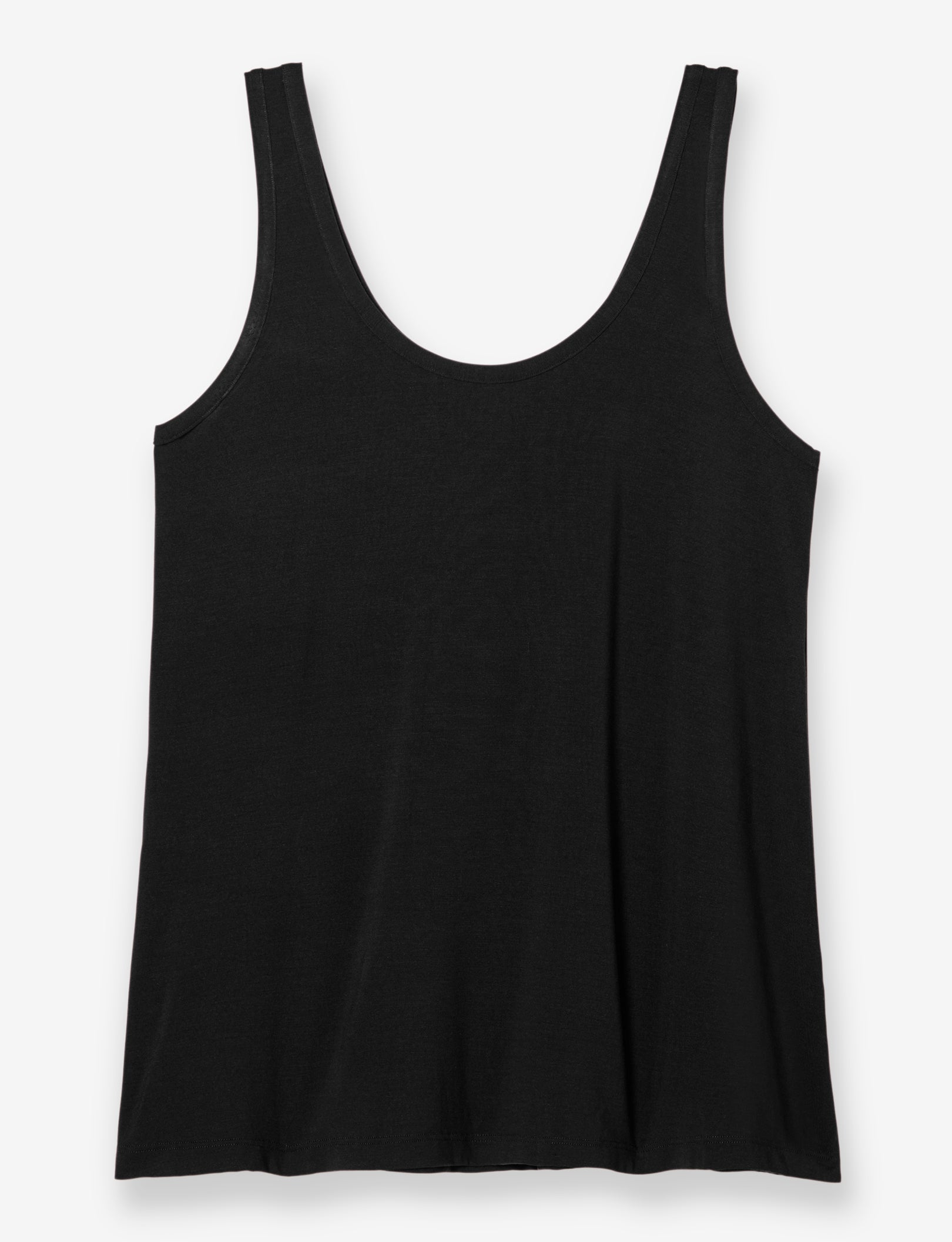 Women's Second Skin Sleep Tank::Black