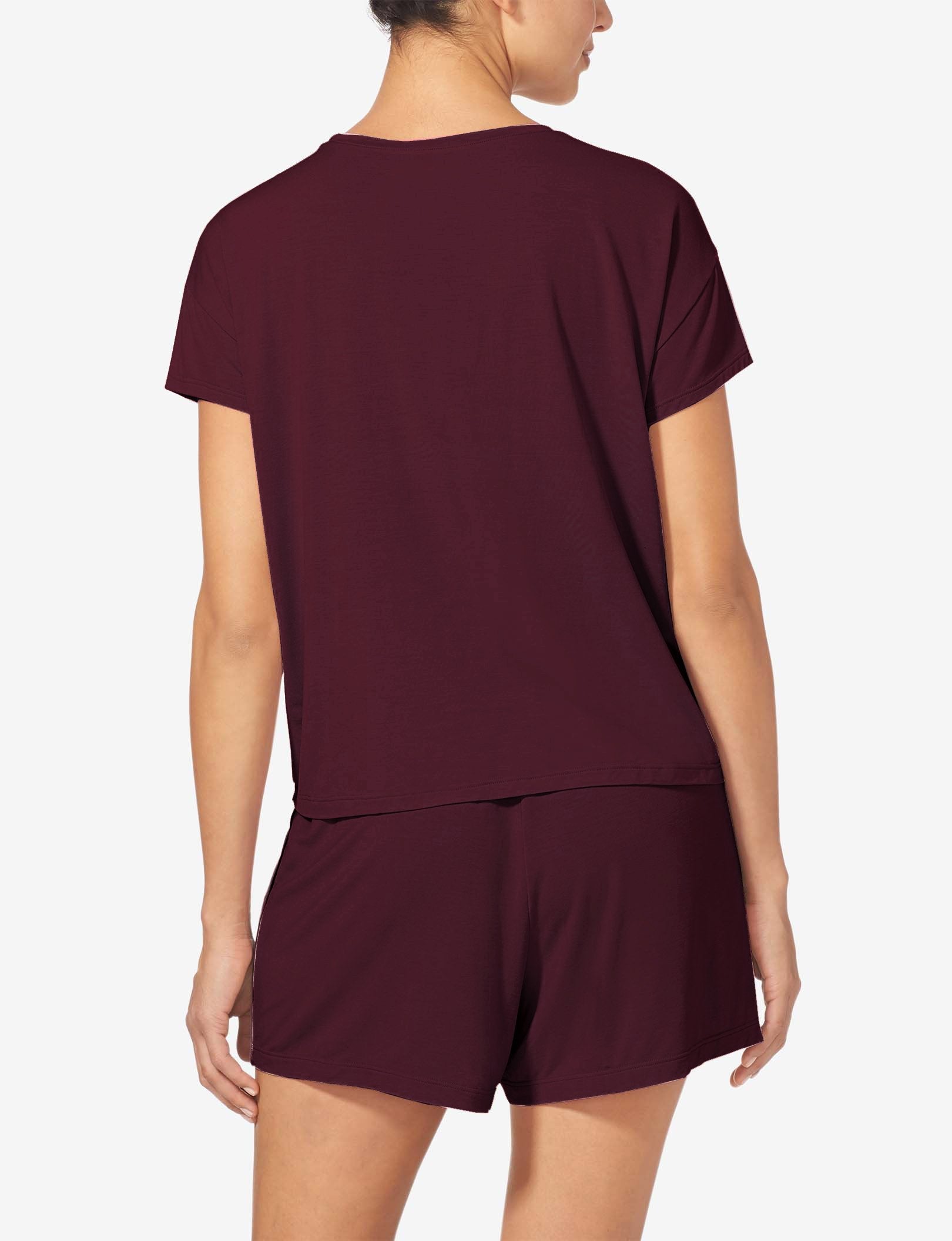 Women's Second Skin Sleep Tee::Winetasting