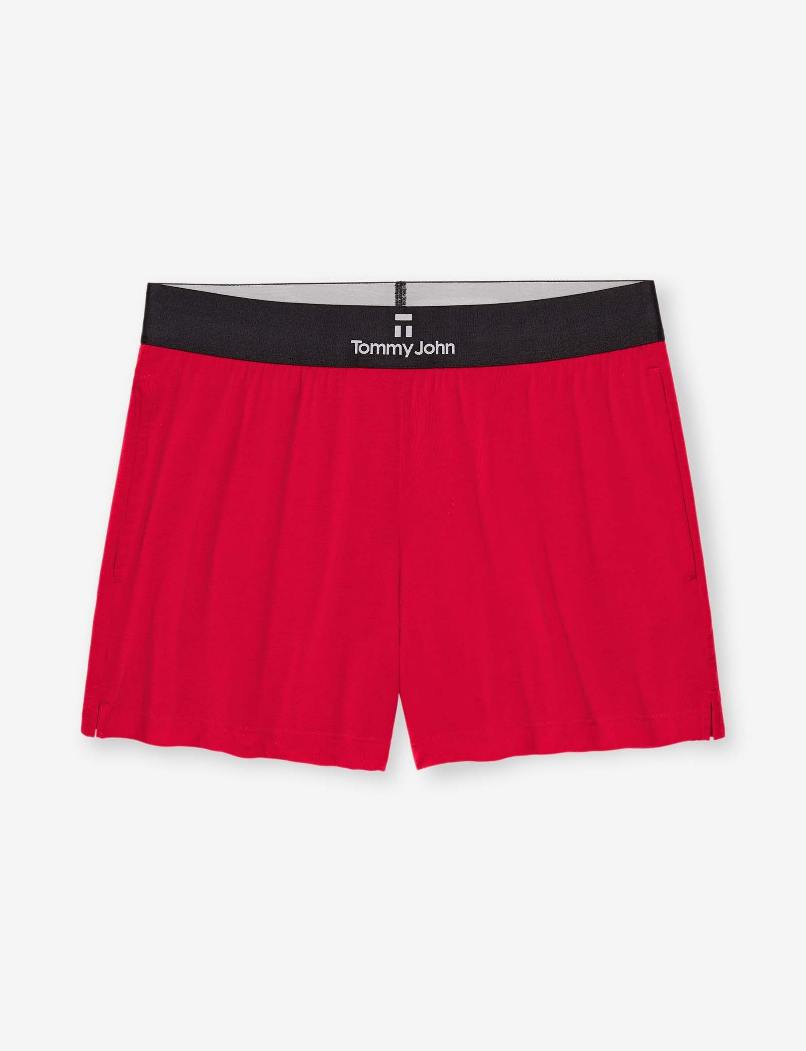 Women's Second Skin Sleep Short::Haute Red