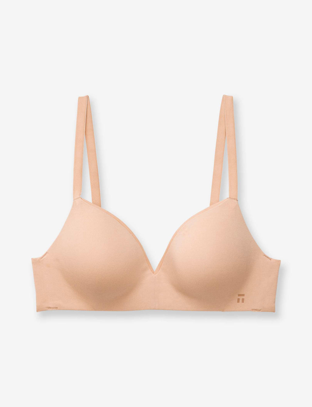 Cool Cotton Lightly Lined Wireless Bra::Maple Sugar