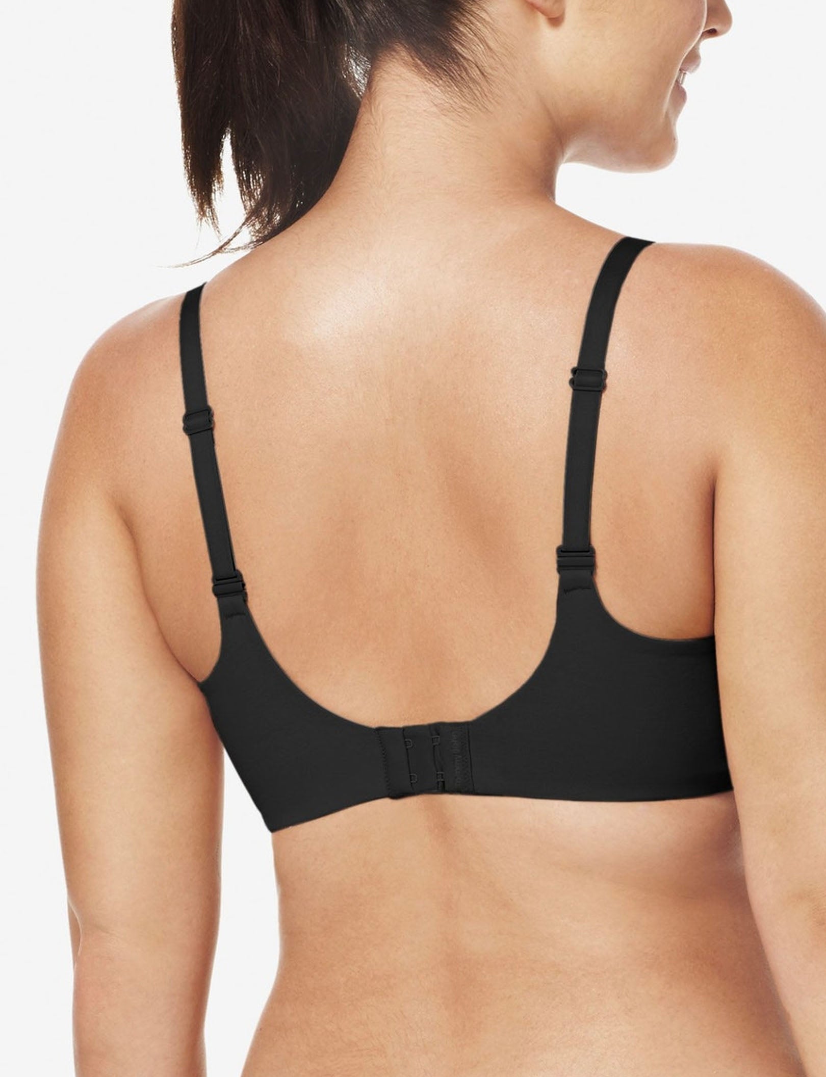 Cool Cotton Lightly Lined Wireless Bra::Black
