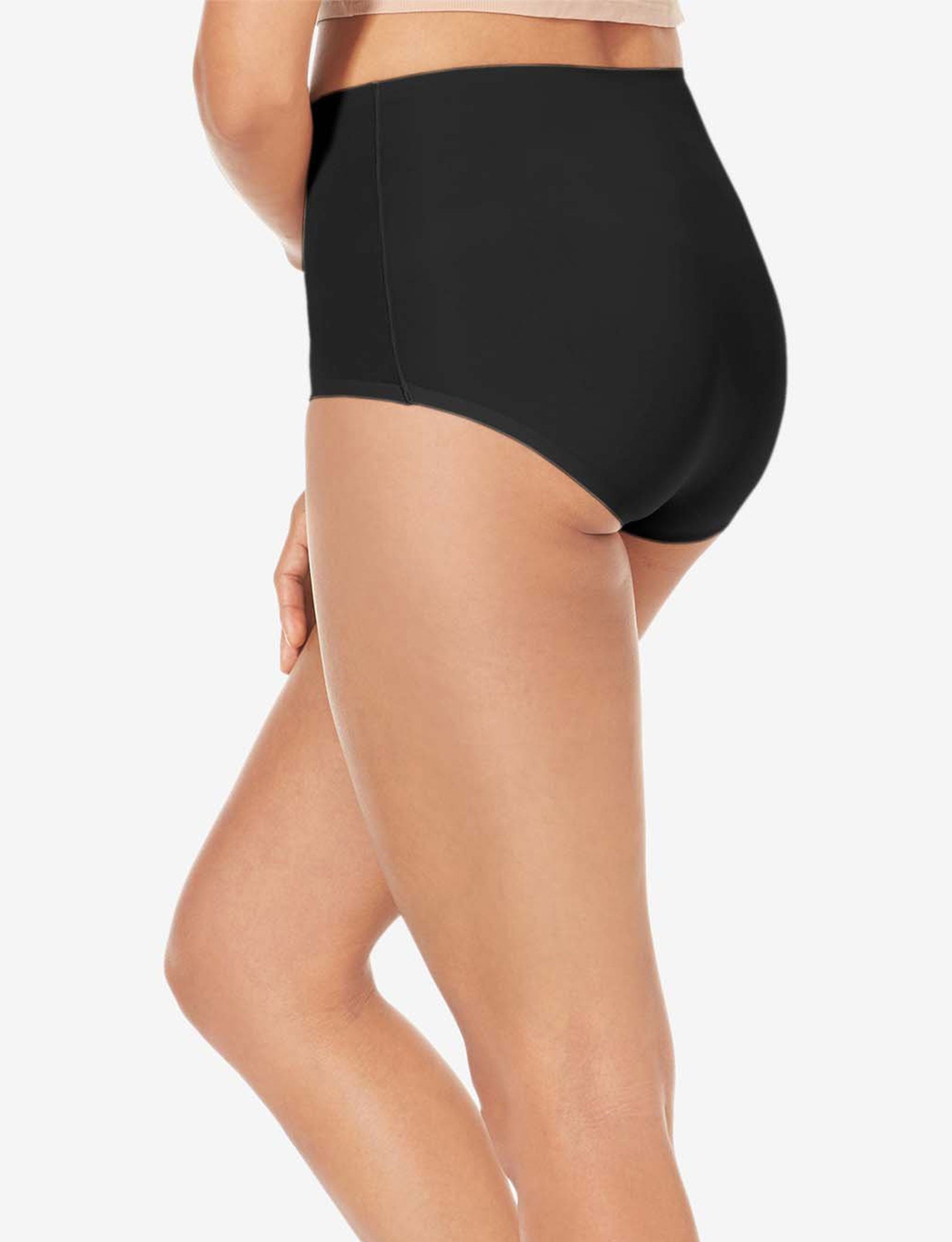 Women's Air Invisibles™ High Rise Brief::Black