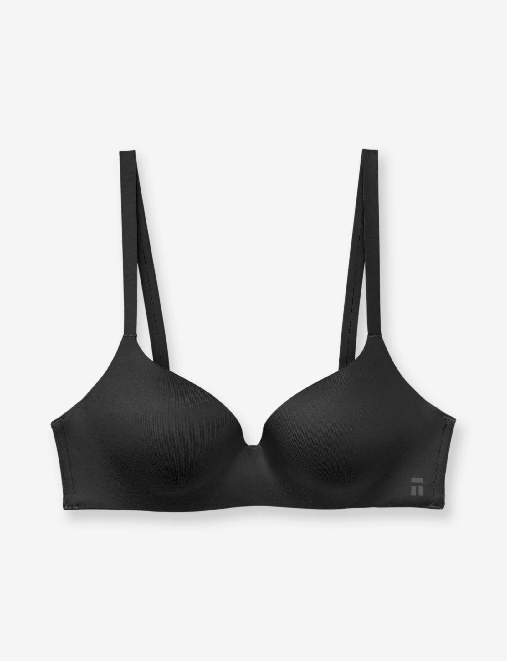 Second Skin Lightly Lined Demi Bra::Black