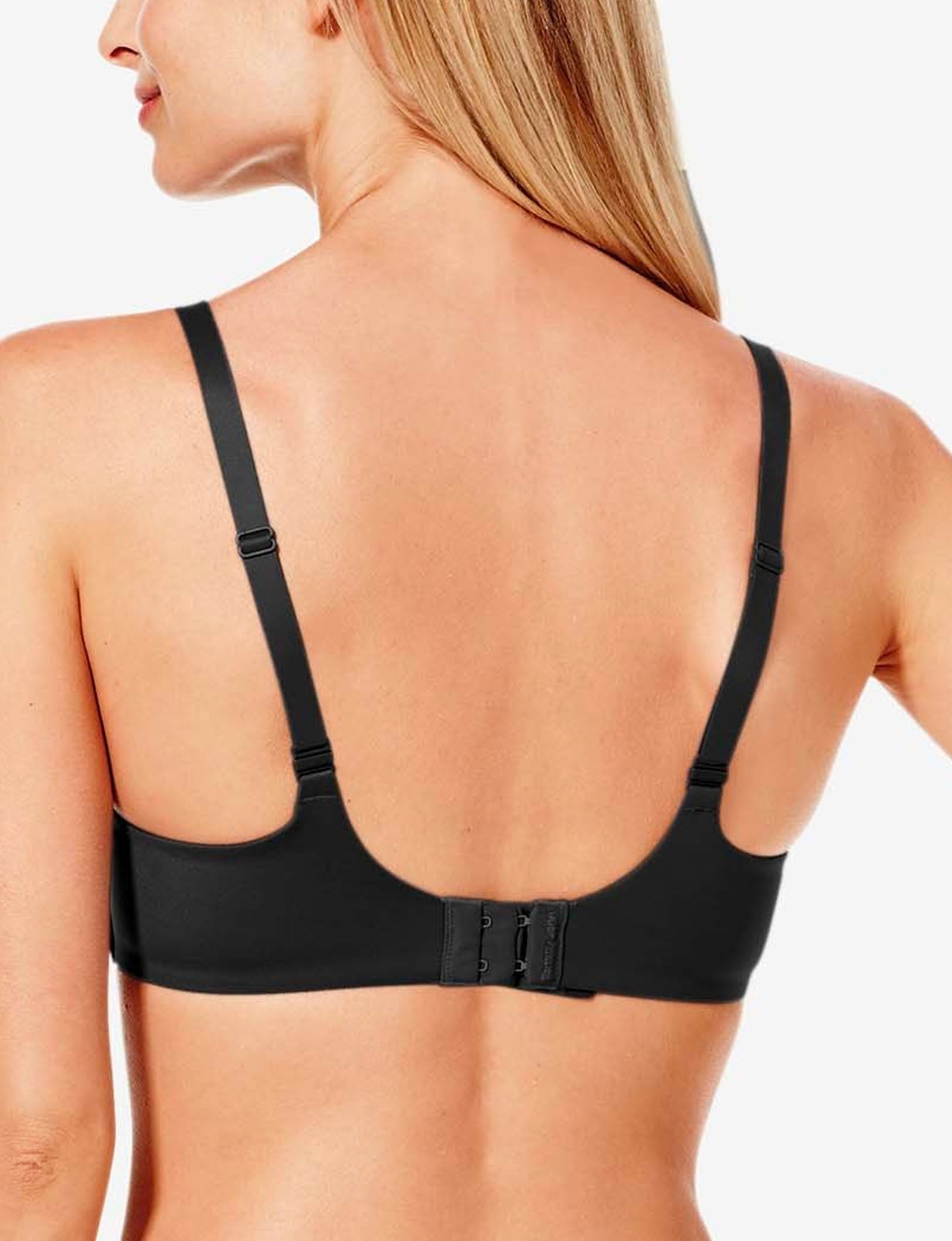 Second Skin Lightly Lined Demi Bra::Black