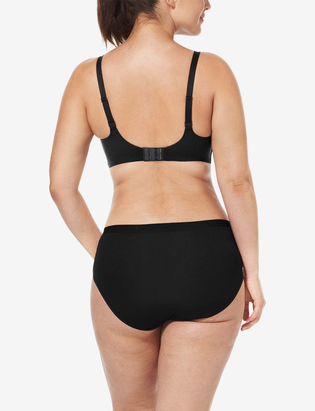 Second Skin Lightly Lined Demi Bra::Black