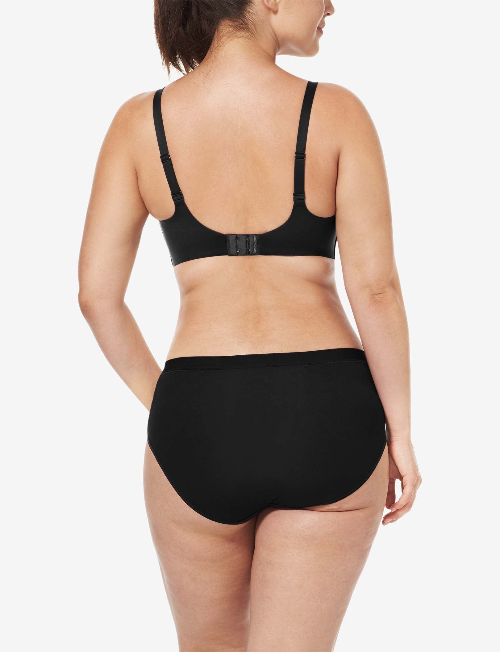 Second Skin Lightly Lined Demi Bra::Black