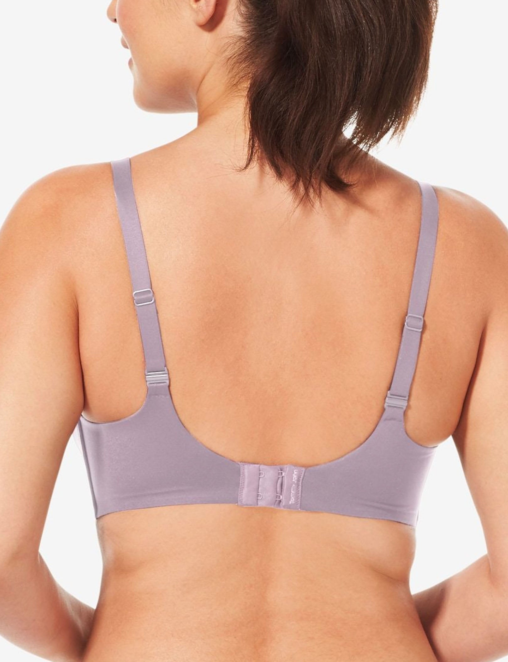 Second Skin Lightly Lined Demi Bra::Gray Ridge
