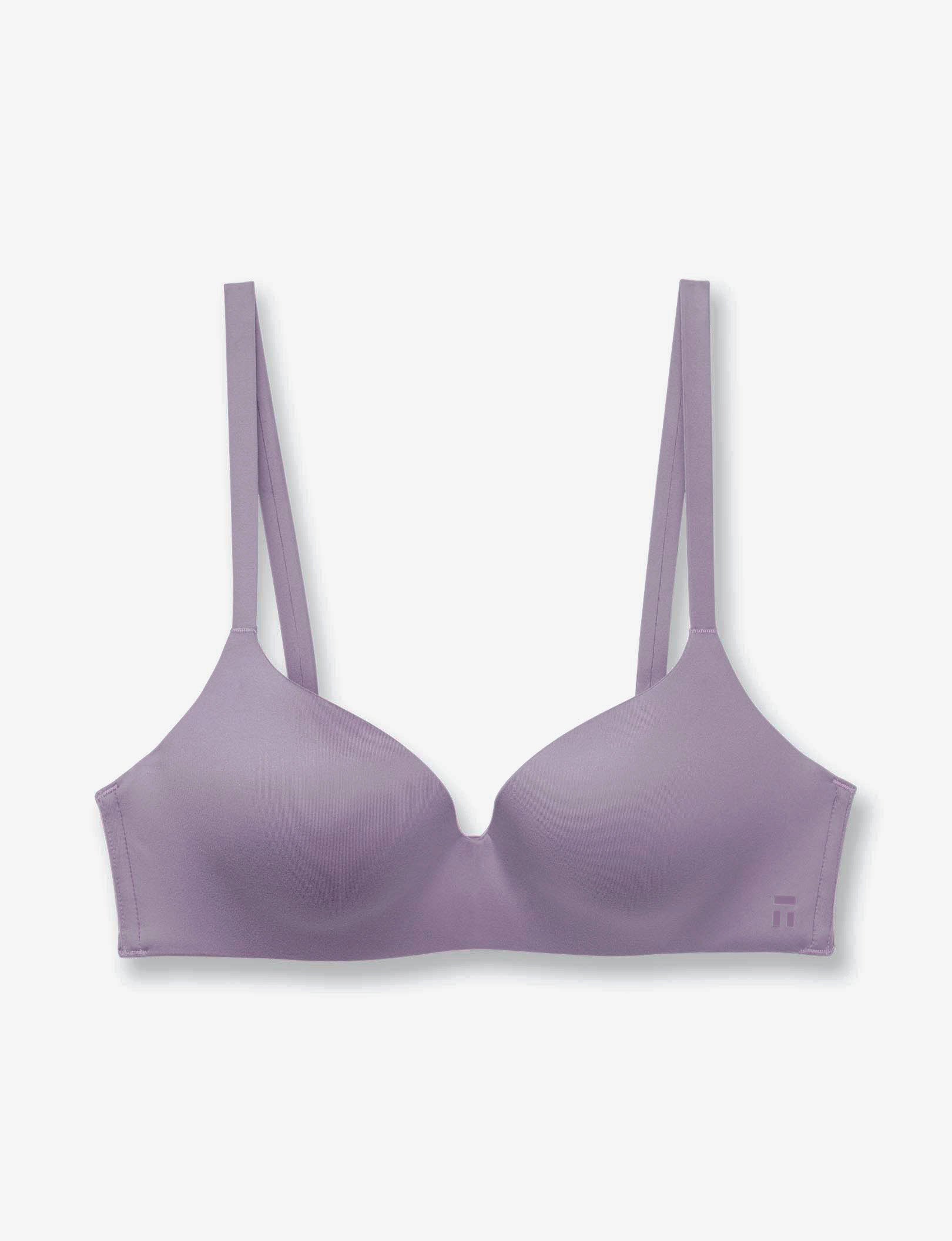 Second Skin Lightly Lined Demi Bra::Gray Ridge