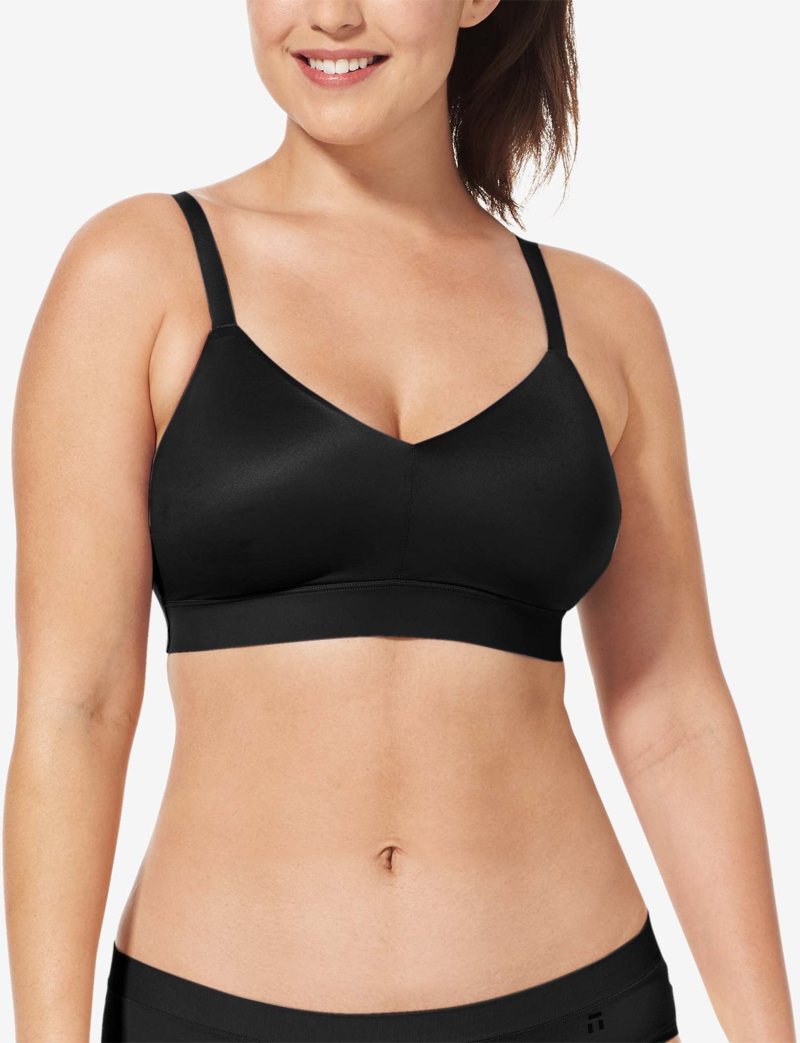 Second Skin Triangle Bralette::Black