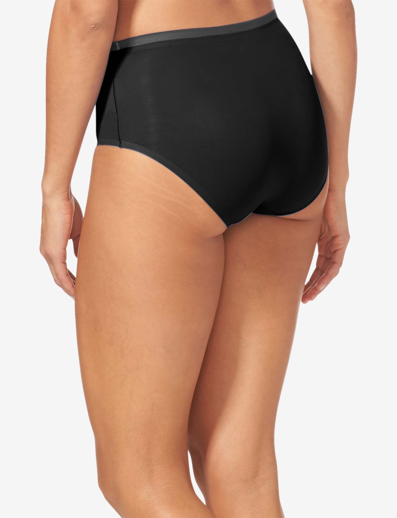 Women's Air High Rise Brief::Black