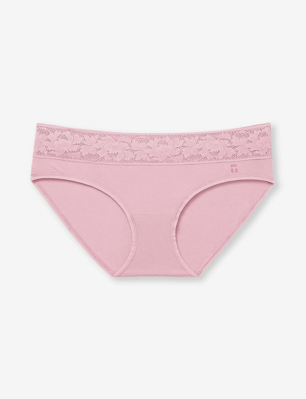 Women's Second Skin Brief, Lace Waist::Mauve Shadows Lace