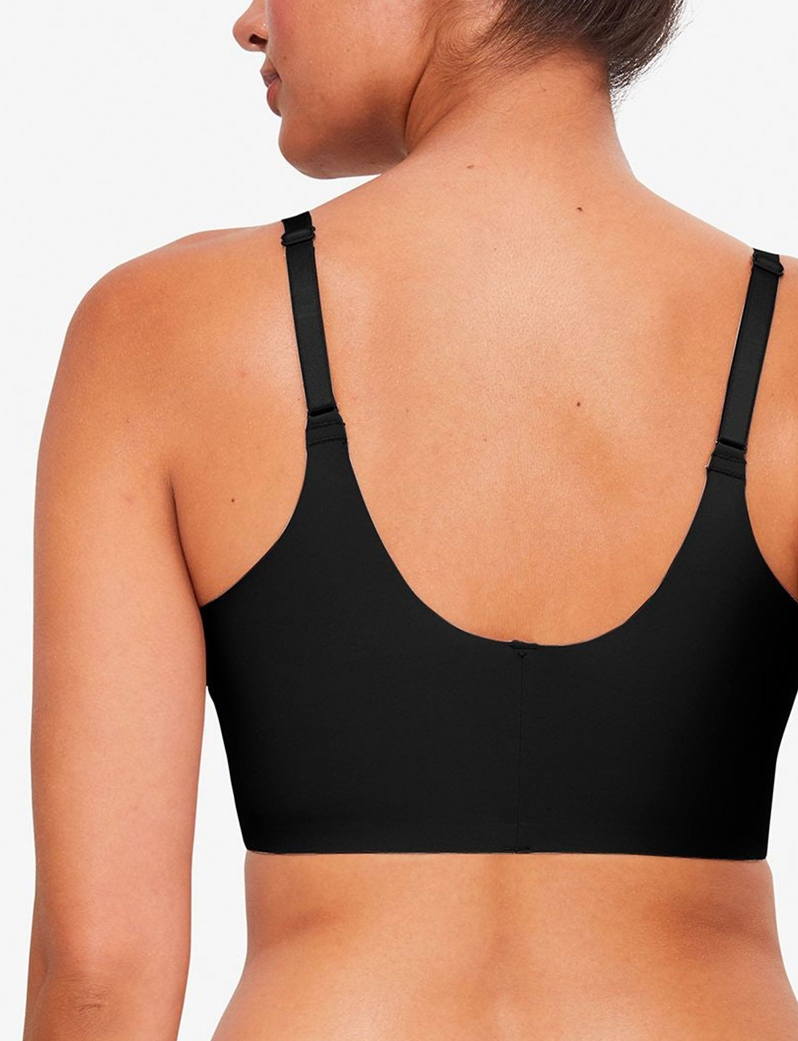 Women's Comfort Smoothing Scoop Bralette::Black